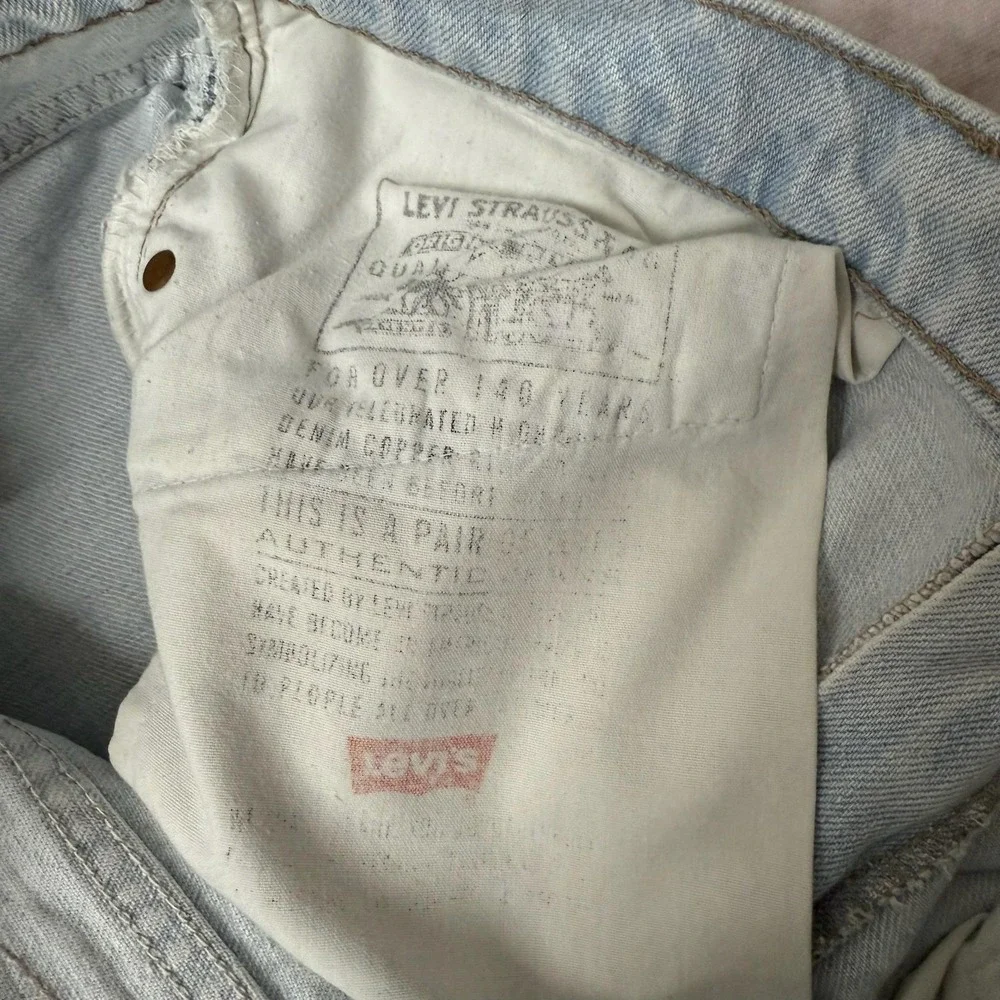 Vintage‎ Levis 550 Jeans Mens 36x30 Light Wash Made in USA Relaxed Tapered 90s